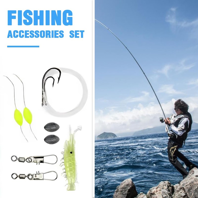 XBFOCNH Compact Fishing Set for Camper, Hiker, Hiking, Camping, Backpacking,