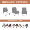 Eco-Ancheng Chair Cover Accent Chair Cover Armless Chair Slipcover Stretch