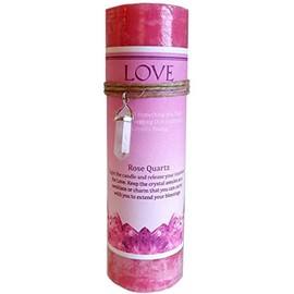 Paths of Spirit Rose Quartz Love Candle