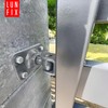 Gate Hinge Adjustable Galvanised Gate Hinges with Mounting Plate 100