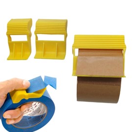 TVETE Masking Tape Cutter, Quick Tape Cutter, Masking Tape Cutter, Portable, Bladeless, For Paper Tape Packaging, Paintings, Notebook, Tape Cutter, Mini Tape Dispenser, For Handmade, Easy To Carry