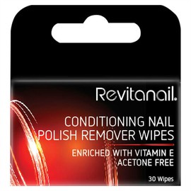 Revitanail Conditioning Nail Polish Remover Wipes 30 Pack