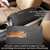 ramuel Compatible with Center Console Armrest Cover Pad PU Leather