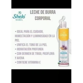 Sheló Nabel Leche De Burra Corporal + Jabón Leche De Burra, Shelo  Nabel