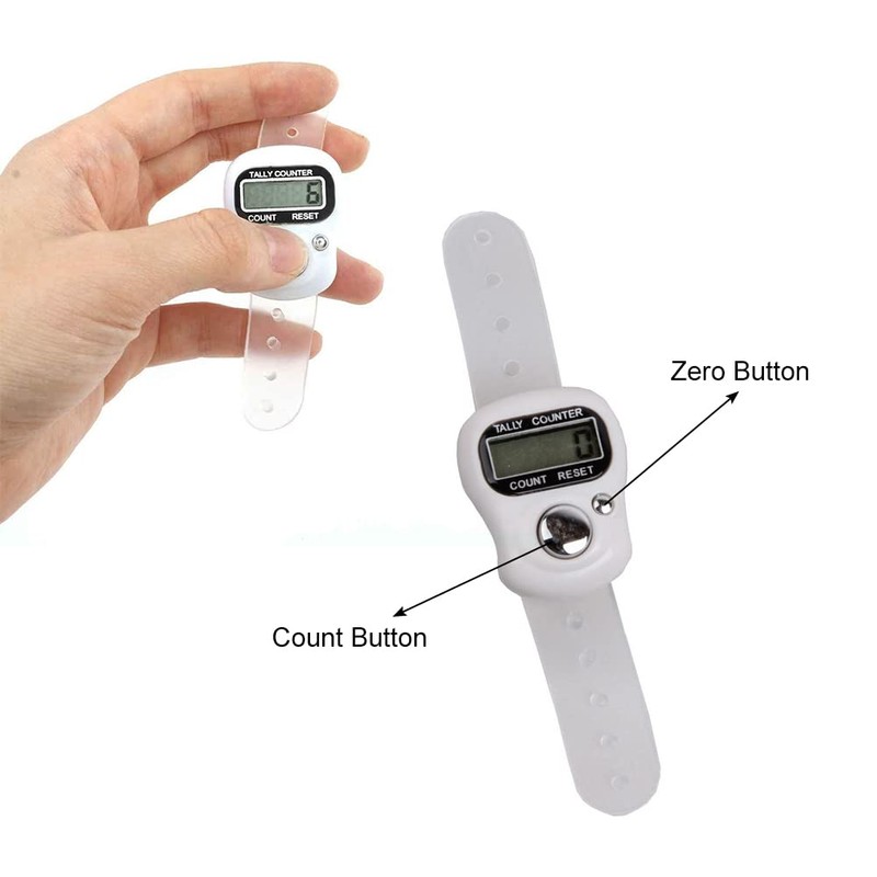 BAOSROY Round Counter, Row Counter, Hand Counter, Digital Hand Counter,