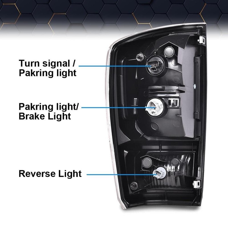 PIT66 Rear Tail Lights Pair Compatible with Toyota Tacoma All