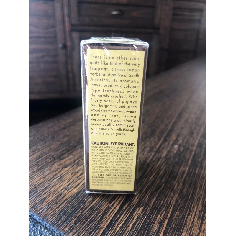 HENRI BENDEL Lemon Verbena Vaporizing Home Perfume Fragrance Diffuser Oil