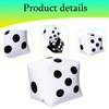 BaiDekun Pack of 2 Inflatable Dice Toys, 30 cm Giant