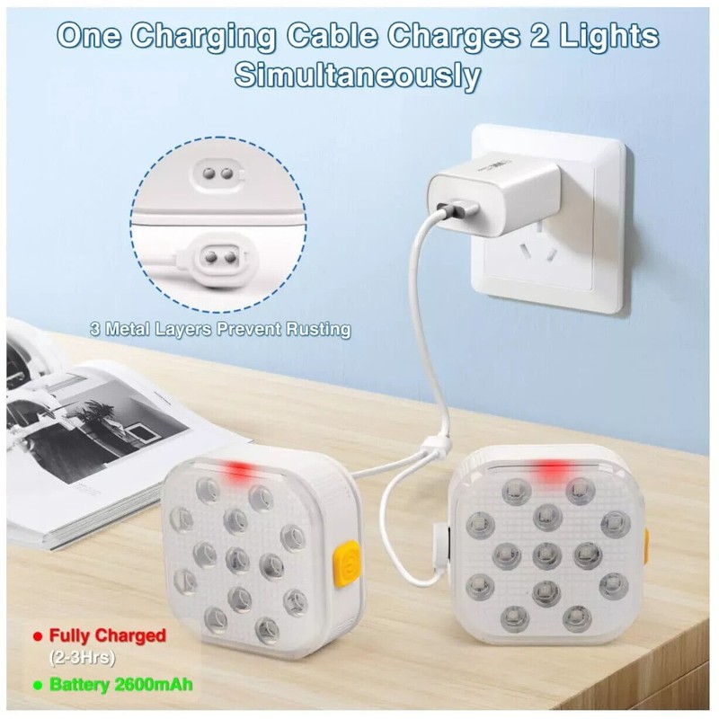 Leedpart Pool Lights Rechargeable Submersible LED with Remote IP68 Waterproof16