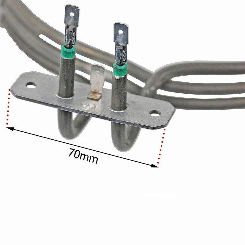 SPARES2GO 3 Turn Round Heater Heating Element compatible with Rangemaster