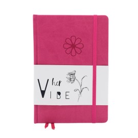 Her Vibe Journal | 13-Week Guided Mindfulness Journal for Women | Fresh Daily Prompts, Activities & Inspiration | Elegant Design & Dreamy Illustrations | Nurture Self-Love & Wellness | A5 Size | Premium Gift Box Included