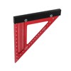 Woodworking Triangle Ruler Aluminum Alloy High Accuracy Portable Rafter Square
