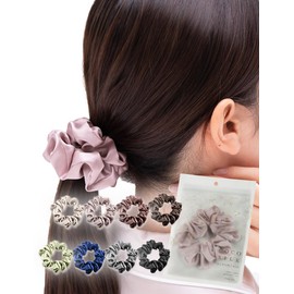 COCOSILK Silk Scrunchy Hair Rubber Non-marking 100% Silk Hair Elastic Stylish Adult Hair Accessory Silk Hair Rubber