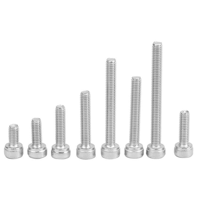 200Pcs Hex Socket Cap Head Screw 304 Stainless Steel Boxed