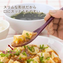 Shimomura Planning Spoons, Soft Spoons, Set of 6, Made in Japan, Does Not Stick to the Bottom, Nursing, Children, Baby Food, Assorted Colors, 34948 Tsubame Sanjo