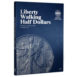 Whitman US Walking Liberty Half Dollar Coin Folder 1916 – 1936 #9021