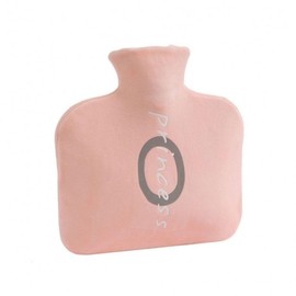 Lettering pouch, thermal water bag, 800ml steaming hand warmer pink