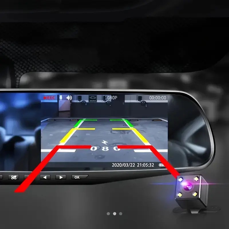 Camara De Reversa Espejo Retrovisor Accesorios Para Autos Hd