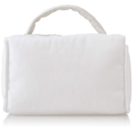 FILET - Beauty Case I Italian Product I for Babies/Toddlers I Embroidered Appliques I Cotton Outer and Polyester Inside - White, Beige