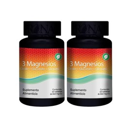 Kit PRONACEN 3 Magnesios 60 tabletas  Citrato  Gluconato  Glicinato (2 pack)                                                                          