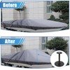 X AUTOHAUX Boat Cover Support Pole Adjustable Height from 12"