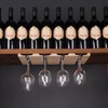 fdjamy Wine glass holder-a wooden wine glass rack and goblet