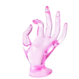 Mircube Hand Ring Holder, Pink Room Decor Aesthetic Jewelry Displays for Shows, Preppy Decor Ring Display Jewelry Stand
