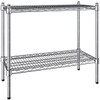 PRO&Family 14" x 30" NSF Chrome 2 Wire Shelf Kit