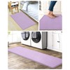 AUTODECO Set of 2 Kitchen Mat and Rugs Washable Cushioned