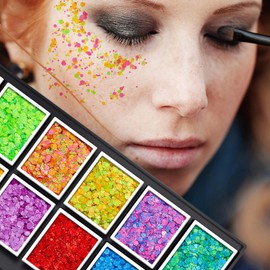 Namolit Solid sequins large capacity Makeup palette stage makeup glitter gel body painting eyeshadow 2