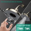 F8 Filtered Shower Head 8 Inch High Pressure 3 Rainfall