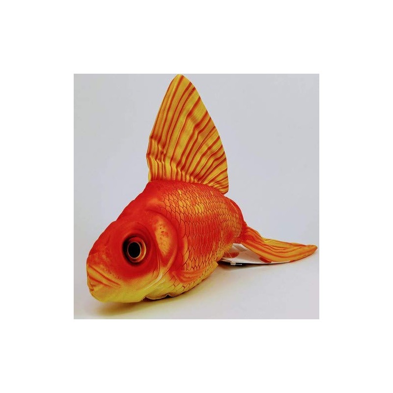 GABY Fish Pillows Goldfish Cushion, Multicoloured, M (Pack of 1)