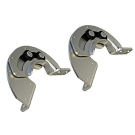 [2 Pieces] Hidden 90 Degree Hinge Industrial Equipment Cabinet Door Carbon Steel Sliding Limit Hinge Fixed Two feet Furniture Furniture Hardware