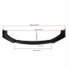 ZTT For Scion TC 2011-2016 Gloss Black Front Bumper Lip