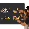 BEUNITONE 46 Pcs Construction Team Felt Board Stories Pieces Set