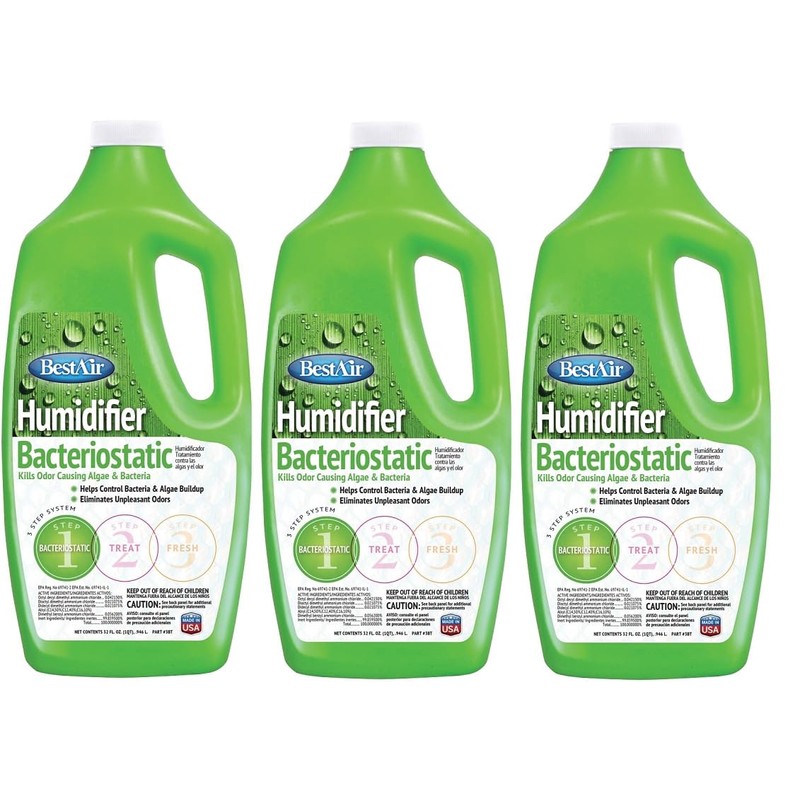 BestAir 3BT-PDQ-6 Original BT Humidifier Bacteriostatic Water Treatment, 32 fl