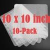 Kispog Mesh Silicone Dehydrator Sheets, 15.5x15.5 in 10 Pcs/Sets for