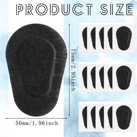 Panitay 40 Pcs Adhesive Eye Patches for Adults Disposable Breathable Medical Eye Patch for Amblyopia Lazy Latex Free Adhesive Bandages for Men(3 x 2 Inch,Black)