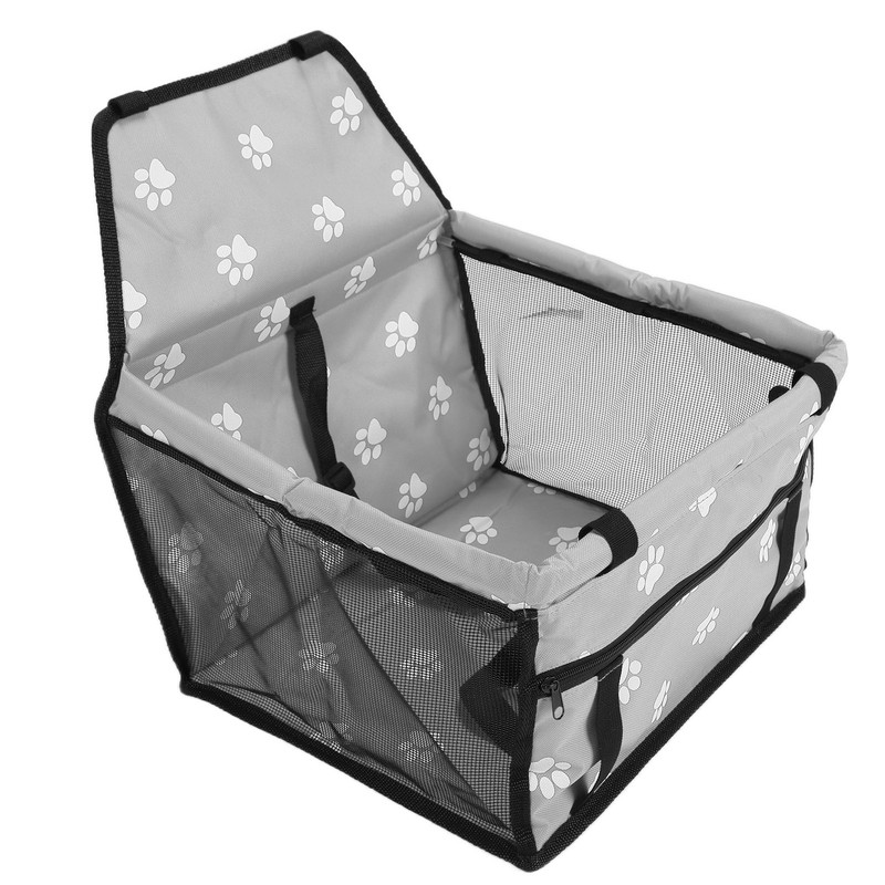 Bear Paw Pattern Pet Carrier Cage Washable Pet Car Travel