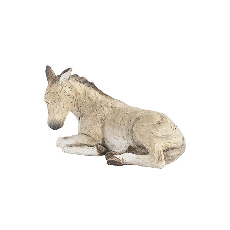 More Than Words Nativity Donkey Figurine, Brown