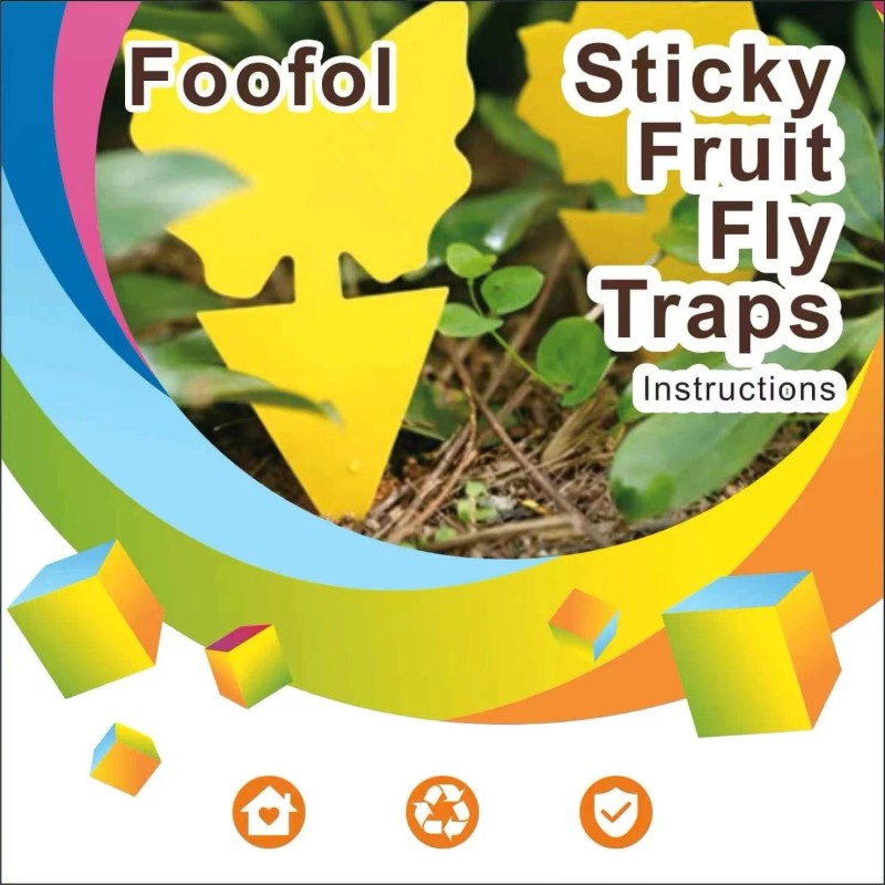 Mosqueda 36 Pack Yellow Sticky Bug Traps – Fruit Fly