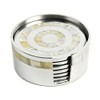 Baskerville & Sanders mother of pearl set of 6 round