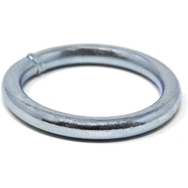 Design61 4 x Steel O-Ring Round Rings Metal Ring Round Rings Galvanised 4 mm x 25 mm