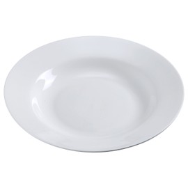 Yanco PS-120 Pasta Bowl, 30 oz Capacity, 12" Diameter, Porcelain, Bone White Color, Pack of 12