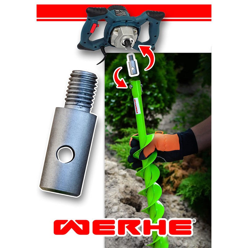 M14 Adapter for Agitator, Drilling rigs, Soil Drill rig
