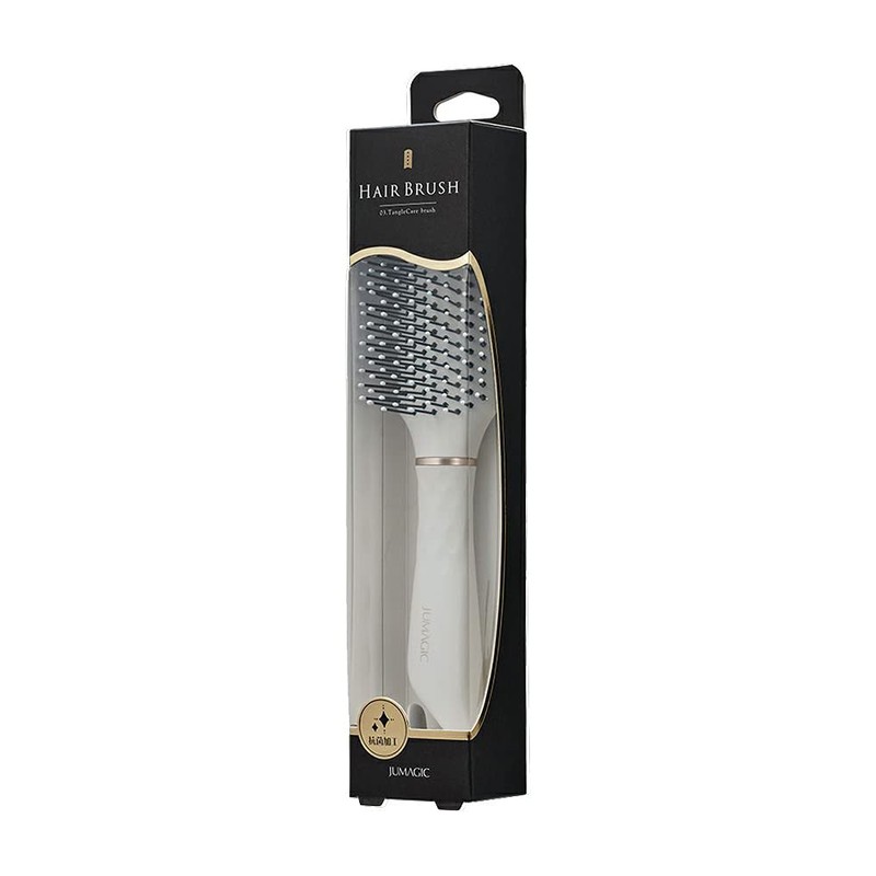 JUMAGIC JMHB-03WT Tangle Care Brush, White, 1 Piece
