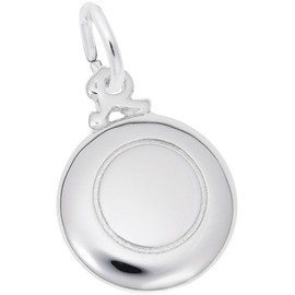 Rembrandt Frisbee Charm - Metal - Sterling Silver