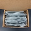 6 Inches Heavy Duty Galvanized Steel Garden Stakes Staples Securing