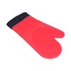 Silicone Oven Mitts with Cotton Heat Insulated Anti Scalding Baking