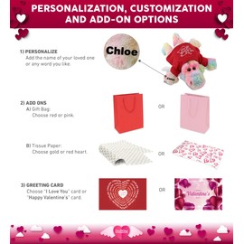 DolliBu I Love You Rainbow Alligator Plush- Cute Stuffed Animal with Red Shirt for Special Occasions Like, Valentine, Anniversary, Romantic Date, Boyfriend, or Girlfriend Gift - 12 inches